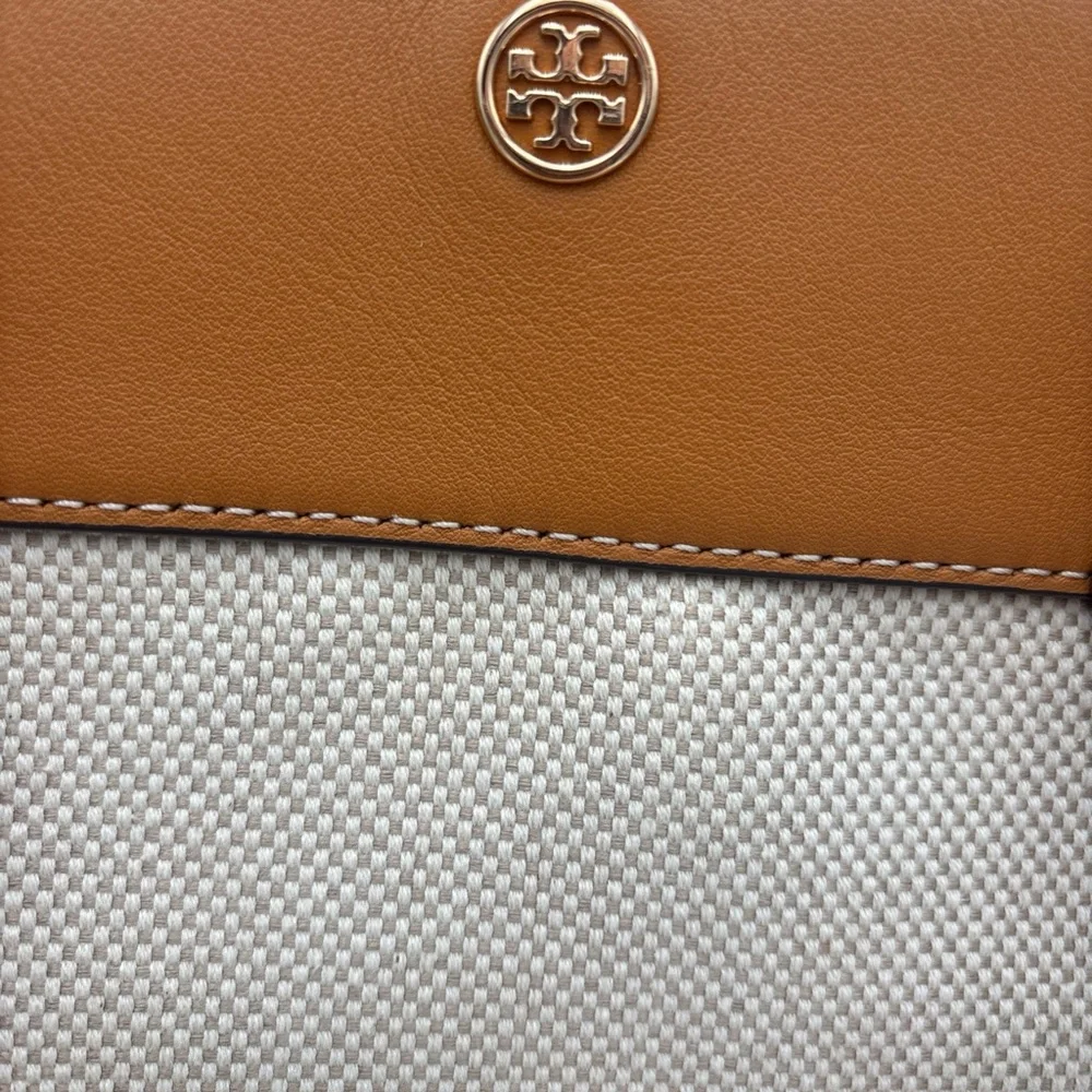 Tory Burch Brown and Cream Shoulder‎ Bag